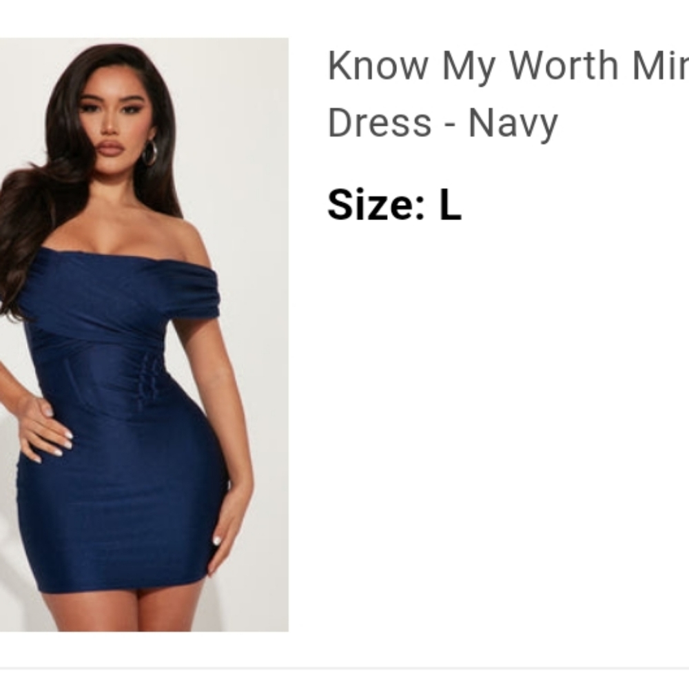 Blue dress